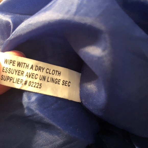 Blue and gold tote bag - Picture 6 of 8